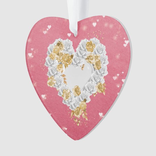 Rosie's Roos Heart Ornament (voorkant)