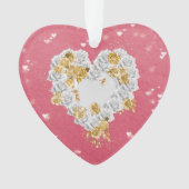 Rosie's Roos Heart Ornament (voorkant)