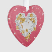 Rosie's Roos Heart Ornament (voorkant)