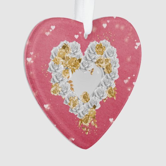 Rosie's Roos Heart Ornament (voorkant)