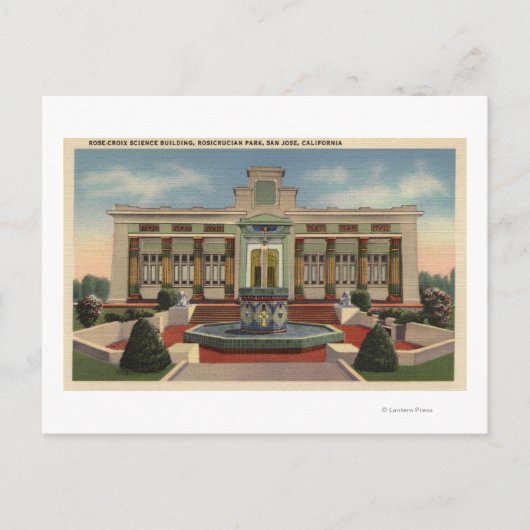 Rosikruisan Park, Roos-Croix Sciene Bldg Briefkaart (Voorkant)