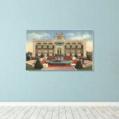 Rosikruisan Park, Roos-Croix Sciene Bldg Canvas Afdruk (Insitu (Houten vloer))