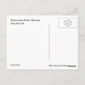 Rosikruises Museum Briefkaart (Achterkant)