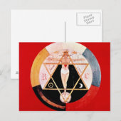 Rosikruises symbool van de Hermetische Orde Briefkaart (Voorkant / Achterkant)