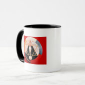 Rosikruises symbool van de Hermetische Orde Mok (Voorkant links)