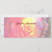 ROSINA / LADY MET ROOS EN PIJT Blauw Kaart (Achterkant)