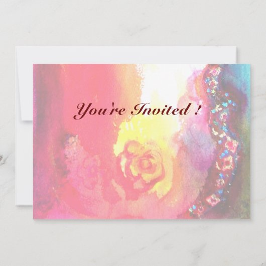 ROSINA / LADY MET ROOS EN PIJT Blauw Kaart (Achterkant)