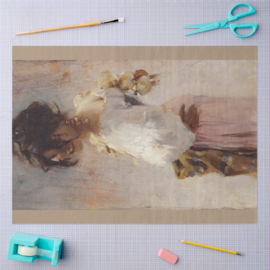 Rosina portret ontkoppelpapier tissuepapier (Craft)