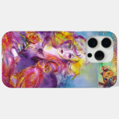 ROSINA/Young Girl met Roos en papegaai Case-Mate iPhone Case (Achterkant (horizontaal))