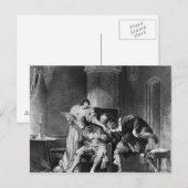 Rosine, Bartholo, Count Almaviva Briefkaart (Voorkant / Achterkant)