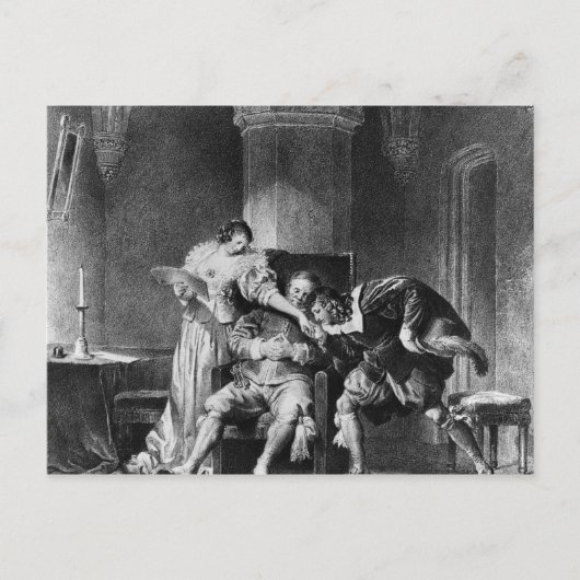Rosine, Bartholo, Count Almaviva Briefkaart (Voorkant)