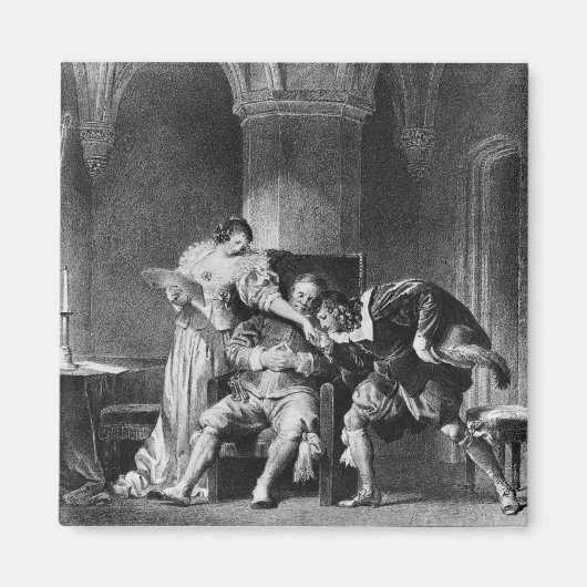 Rosine, Bartholo, Count Almaviva Magneet (Voorkant)