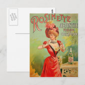 Rosinette Absinthe 1823 Briefkaart (Voorkant / Achterkant)