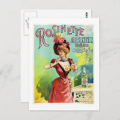 Rosinette Absinthe Briefkaart (Voorkant / Achterkant)