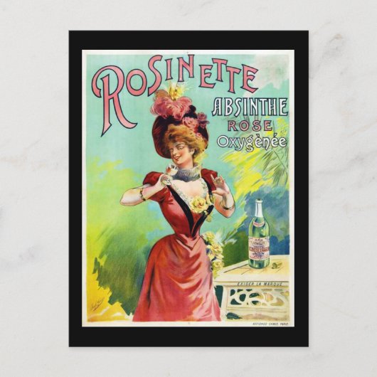 Rosinette Absinthe Briefkaart (Voorkant)