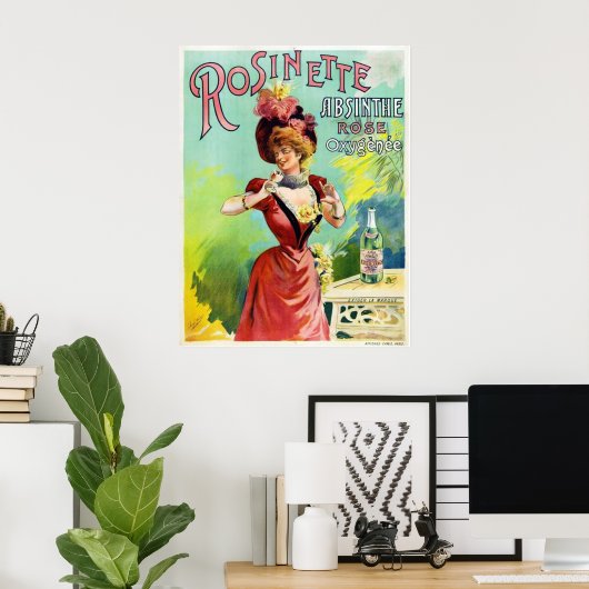 Rosinette Absinthe Poster (Thuiskantoor)