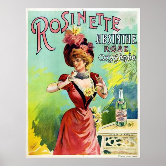 Rosinette Absinthe Poster (Voorkant)