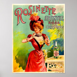 Rosinette Absinthe Roos Oxygénée  Fine Art Poster