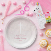 Rosita Roze Platos de Bautizo Spaans Papier Borden Papieren Bordje (Feest)