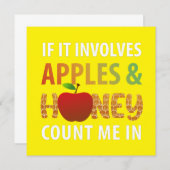 Rosj Hasjana - als het appels en honing betreft  Kaart (Voorkant / Achterkant)