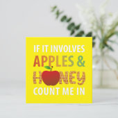 Rosj Hasjana - als het appels & honing betreft  Kaart (Staand voorkant)