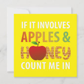 Rosj Hasjana - als het appels & honing betreft  Kaart (Voorkant)