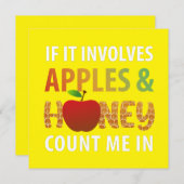Rosj Hasjana - als het gaat om appels en honing Bedankkaart (Voorkant / Achterkant)