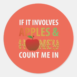 Rosj Hasjana - als het gaat om appels en honing Ronde Sticker