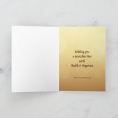 Rosj Hasjana Joods Nieuwjaar Honing Appel Feestdagen Kaart (Binnen)