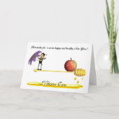 Rosj Hasjana Joods Nieuwjaar - L'Sjana Tova Feestdagen Kaart (Voorkant)