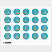 Rosj Hasjana Ronde Sticker (Vel)