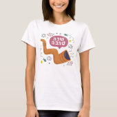 Rosj Hasjana Shofar en symbolen in levendige kleur T-shirt (Voorkant)