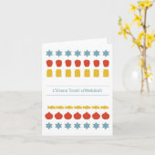 Rosj Hasjanaa kaart – Rosj Hasjanaa vet kleurrijk (Gele Bloem)