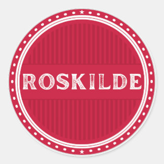 Roskilde City Pride Emblem – Danish Identity Ronde Sticker