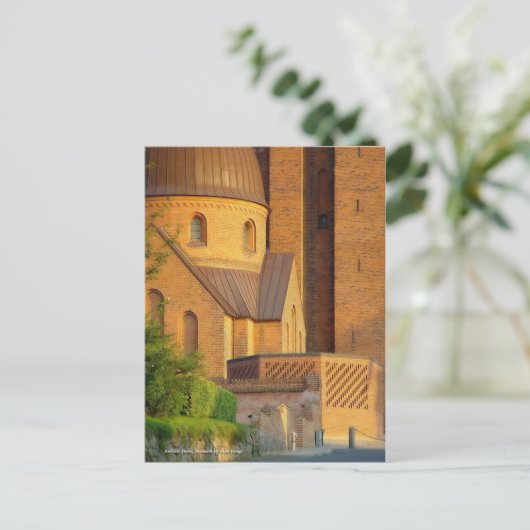 Roskilde Dome, Denmark Postcard Briefkaart (Staand voorkant)