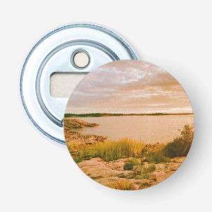 Roslagen - Zomer in de zweedse archipel Button Flesopener