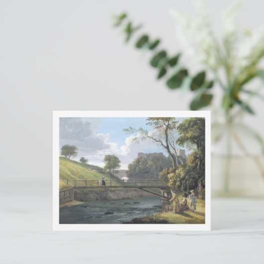 Roslin Castle, Midlothian (w/c en gouache op papie Briefkaart (Staand voorkant)