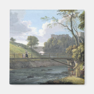 Roslin Castle, Midlothian (w/c en gouache op papie Magneet
