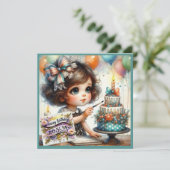 ROSLYN ~ Gefeliciteerd ~ Cadeauversiering ~ (Staand voorkant)