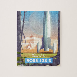 Ross 128 B Science fiction poster Legpuzzel