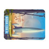 Ross 128 B Science fiction poster Magneet (Horizontaal)