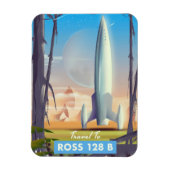 Ross 128 B Science fiction poster Magneet (Verticaal)