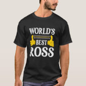 Ross achternaam Funny Team Familie Achternaam Worl T-shirt (Voorkant)