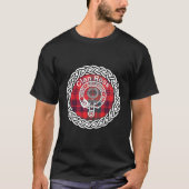 Ross Achternaam Schotse Clan Tan Crest T-shirt (Voorkant)