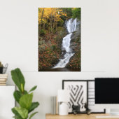 Ross Brook Herfsten Autumn Berkshires Waterfall Poster (Thuiskantoor)