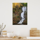 Ross Brook Herfsten Autumn Berkshires Waterfall Poster (Keuken)