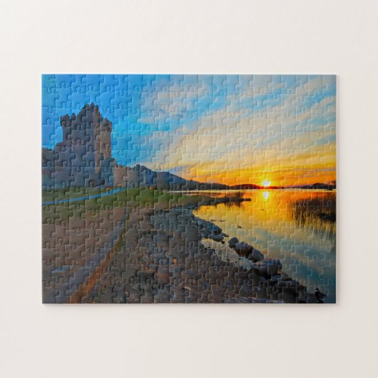 Ross Castle Co.Kerry, Ierland. Jigzaag Puzzle Legpuzzel (Horizontaal)
