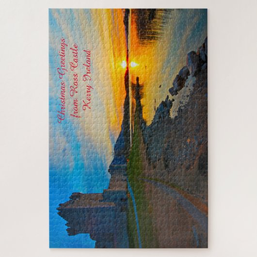 Ross Castle Co.Kerry, Ierland Legpuzzel (Verticaal)