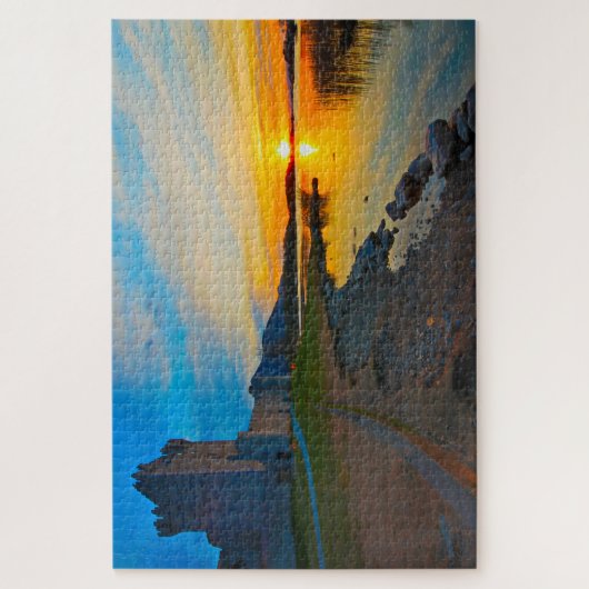 Ross Castle Co.Kerry, Ierland. Legpuzzel (Verticaal)