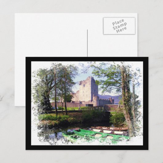 Ross Castle Ireland Briefkaart (Voorkant / Achterkant)